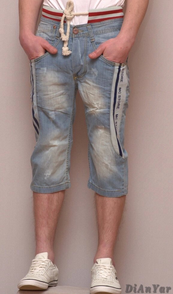 Бриджі чоловічі джинсові MC STORE від компанії ГАРДЕРОБ - фото 1