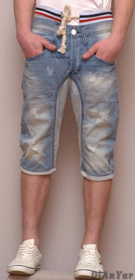 Бриджі чоловічі джинсові S. TACCHINI від компанії ГАРДЕРОБ - фото 1