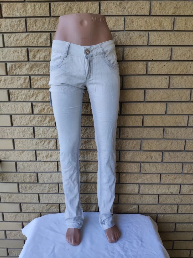 Джинси жіночі джинсові легкі стрейчеві LDM від компанії ГАРДЕРОБ - фото 1