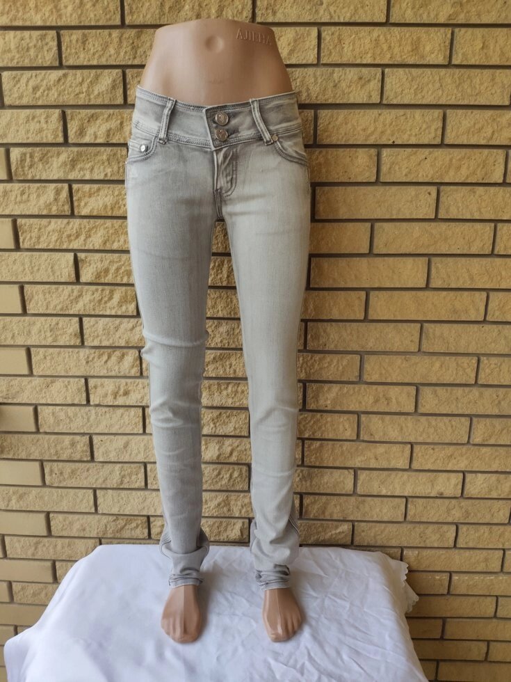 Джинси жіночі джинсові стрейчеві E&S від компанії ГАРДЕРОБ - фото 1