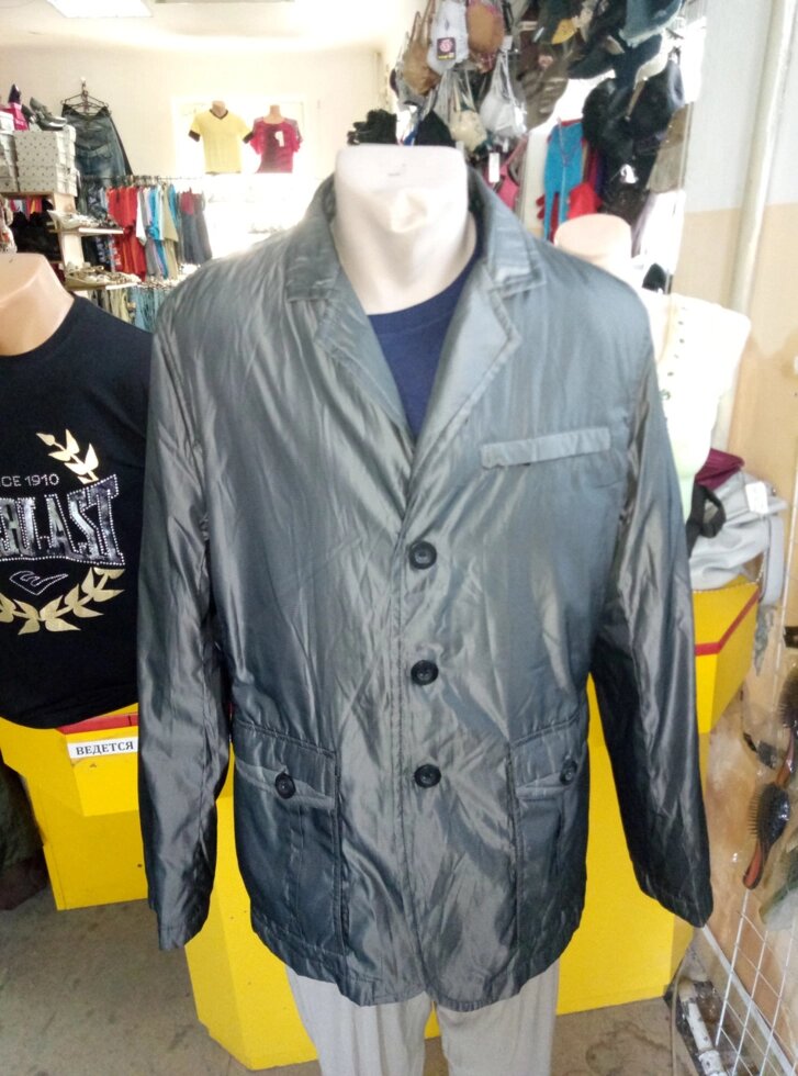 Куртка чоловіча демісезонна класична BLACK CYCLONE від компанії ГАРДЕРОБ - фото 1