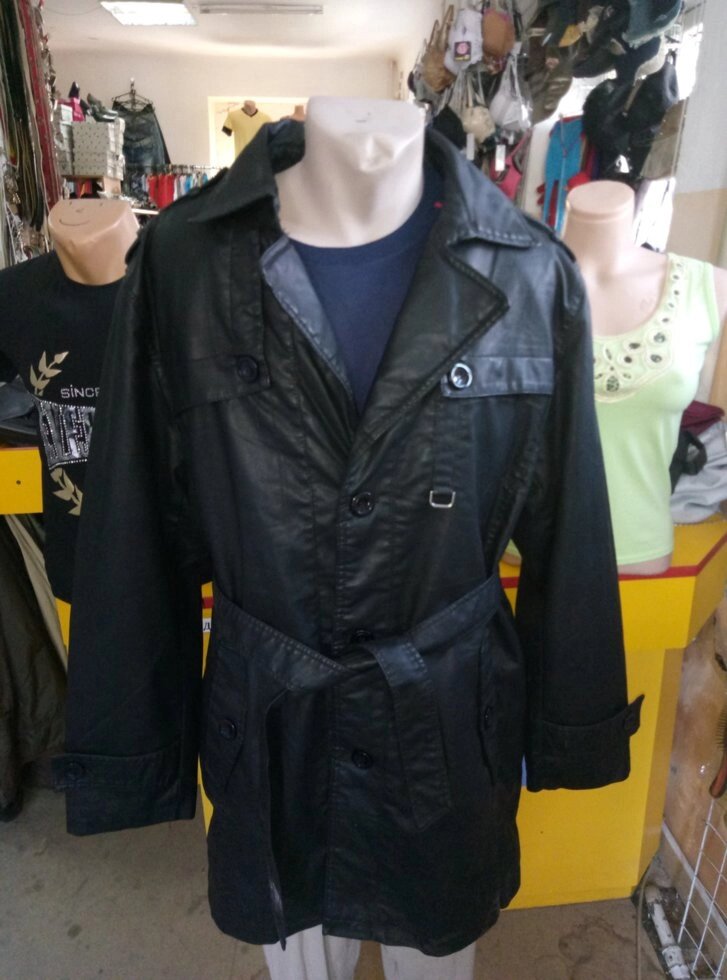 Куртка чоловіча екокожа TIANE від компанії ГАРДЕРОБ - фото 1