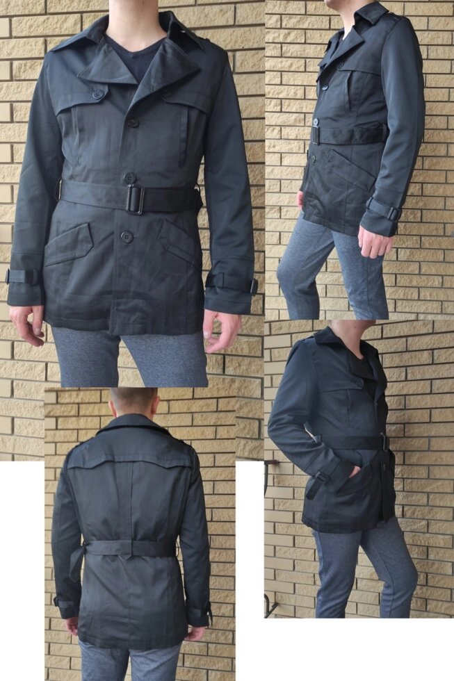 Куртка, плащ, френч чоловіча демісезонна котонова (плащівка) JACK JONES від компанії ГАРДЕРОБ - фото 1