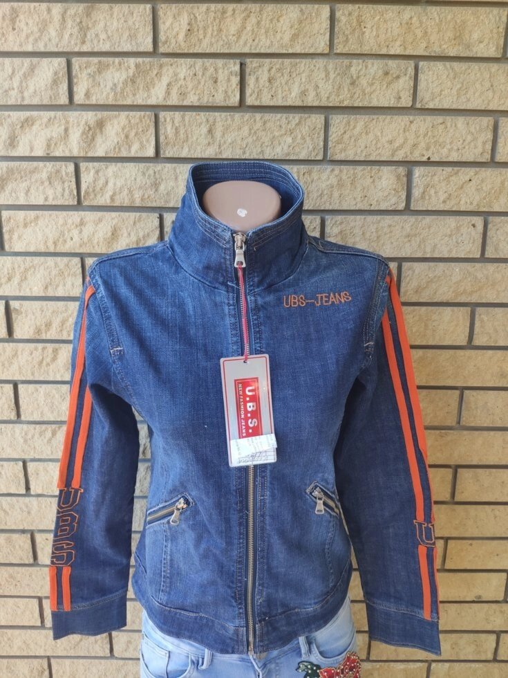 Куртка жіноча (підліткова) джинсова стрейчева VIGOOCC від компанії ГАРДЕРОБ - фото 1