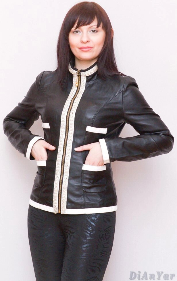 Куртка жіноча з екошкіри LANMAS від компанії ГАРДЕРОБ - фото 1