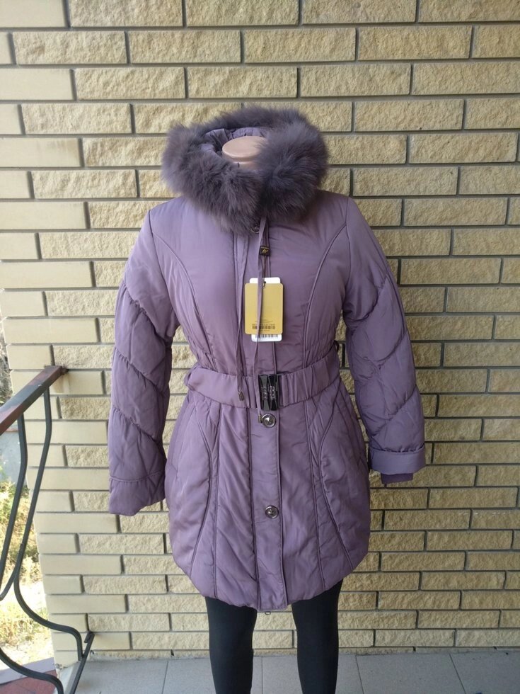 Куртка жіноча зимова тканини холлофайбер YIMOER від компанії ГАРДЕРОБ - фото 1