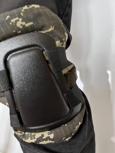 Наколенники (налокотники) защитные тактические военные с пластиковой накладкой. Цена за 1 пару