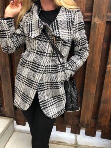 Пальто жіноче стильне кашемірове HUZEN
