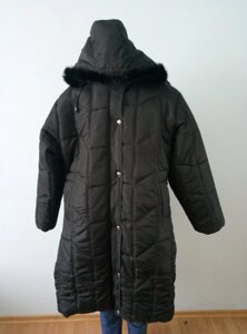 Пальто жіноче зимове довге великого розміру GEDA
