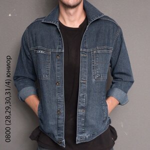 Куртка чоловіча (підліткова) джинсова стрейчева LVD