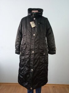 Пальто жіноче зимове довге великого розміру QUAN