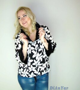 Блуза-вітровка жіноча великого розміру KRISS MOREN