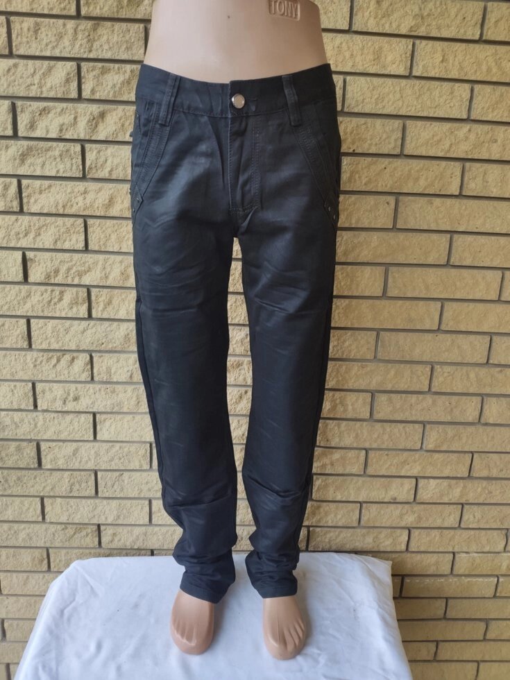 Брюки, джинси чоловічі котонові на високий зріст, є великі розміри VIGOOCC, Туреччина - опт