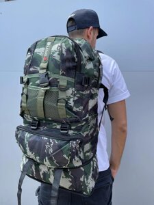 Рюкзак камуфляж 60 л тактичний, військовий, туристичний.