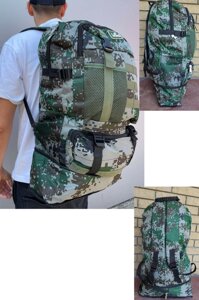 Рюкзак камуфляж піксель 60 л тактичний, військовий, туристичний.