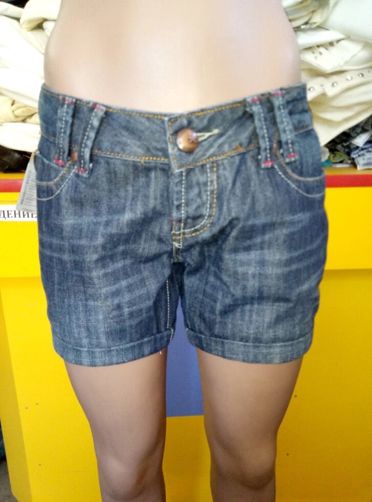 Шорти жіночі джинсові CRON від компанії ГАРДЕРОБ - фото 1