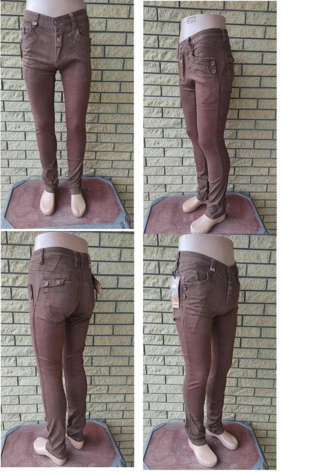 Штани, джинси унісекс стрейчеві котонові COREPANTS, Туреччина від компанії ГАРДЕРОБ - фото 1