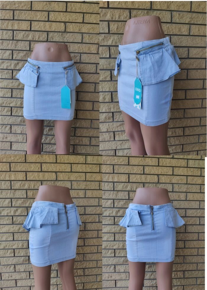 Спідниця жіноча джинсова стрейчева UNO від компанії ГАРДЕРОБ - фото 1