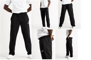 Спортивні штани трикотажні великих розмірів із широкою штаниною на високий зріст NIKE