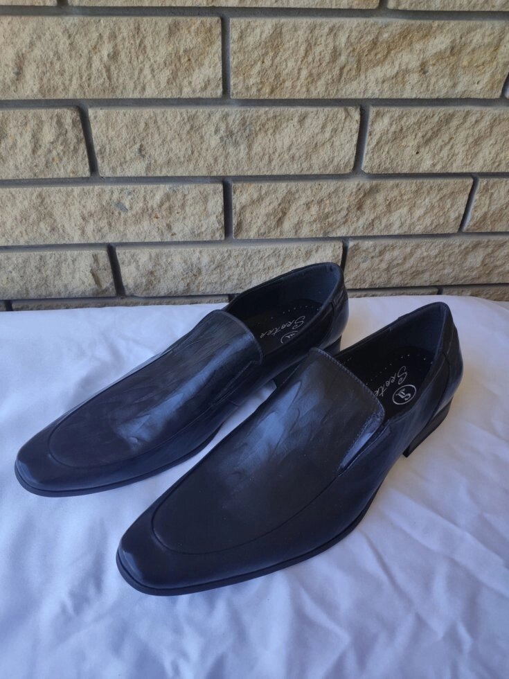 Туфлі чоловічі шкіряні модельні SCOTEE від компанії ГАРДЕРОБ - фото 1