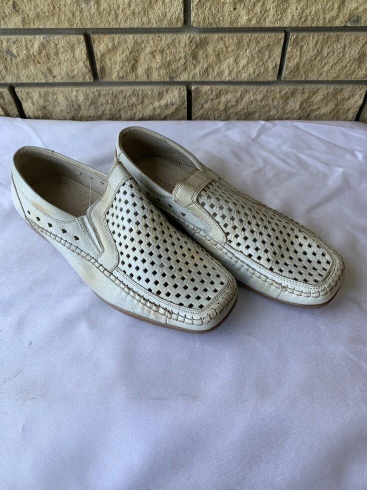 Туфлі, мокасини унісекс літні дуже хорошої якості на поліуретановій підошві, великі розміри JIESEDER від компанії ГАРДЕРОБ - фото 1