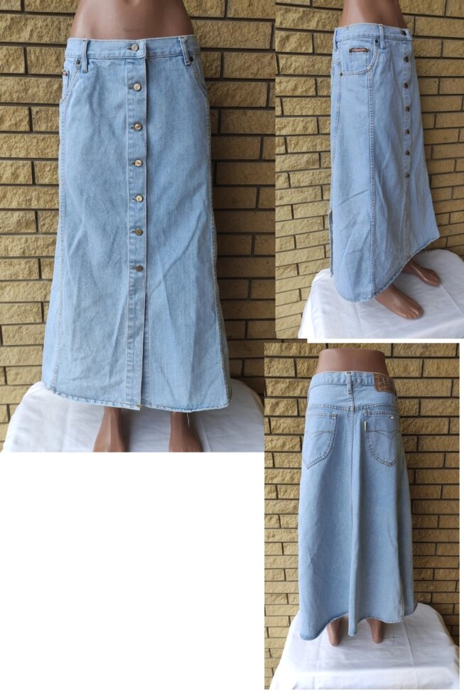 Юбка джинсіва коттонова, є великі розміри NICOWA від компанії ГАРДЕРОБ - фото 1