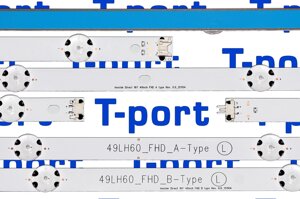 LED підсвітка TV 49" LG innotek direct 16Y 49inch FHD A/B-type rev0.0 49LH60_fhd_a/B-type