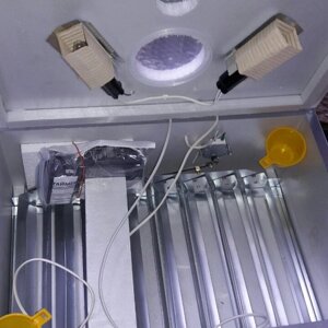 Автоматичний інкубатор Насідка 70 яєць ламповий