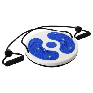 Диск здоровья массажный с магнитами и эспандерами Грация SP-Sport FI-5673 (пластик, d-28см, цвета в ассортименте)