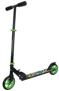 Міський самокат Schildkröt City Scooter RunAbout 145mm Black/Green чорно-зелений Уні Max:60 кг