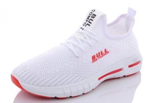 Кросівки жіночі BULL демісезонні на шнурках білі