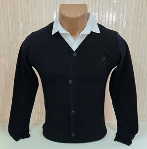 Обманка, светр-сорочка підліткова для хлопчика Розмір 6-7