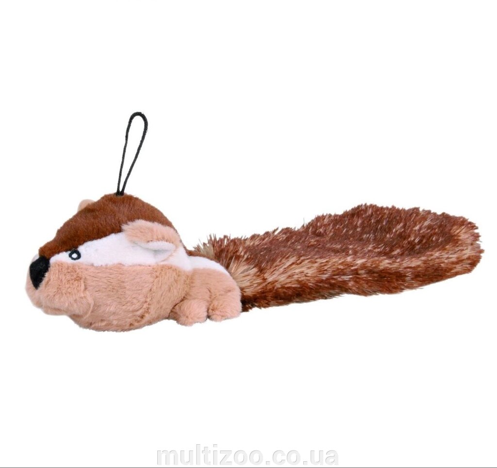 Іграшка д / собак Бурундук плюш. з хвостом 30см від компанії Multizoo - зоотовари для тварин - фото 1