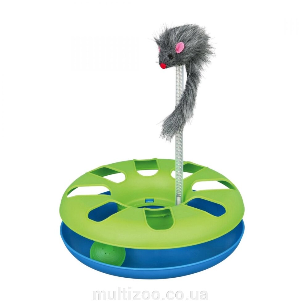 Іграшка для кішок Trixie Трек ігровий з мишкою «Crazy Circle» d: 24 см, h: 29 см від компанії Multizoo - зоотовари для тварин - фото 1