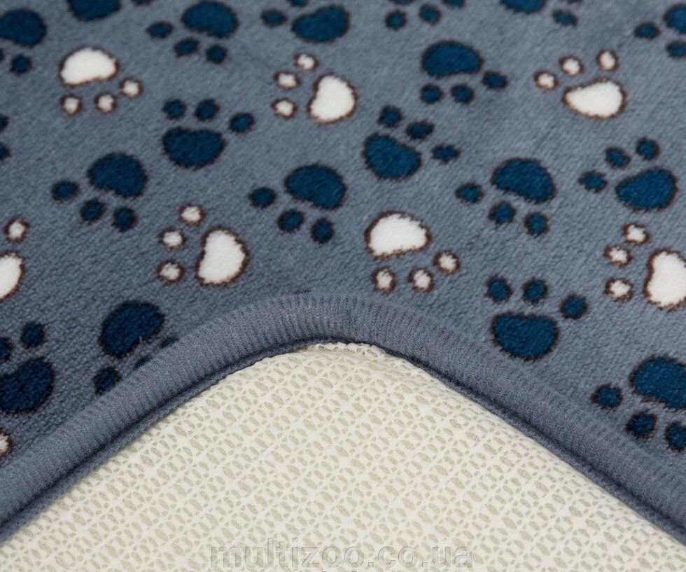 Килимок "Tammy", 90 68 см, синій, текстиль, наповнювач-піна від компанії Multizoo - зоотовари для тварин - фото 1