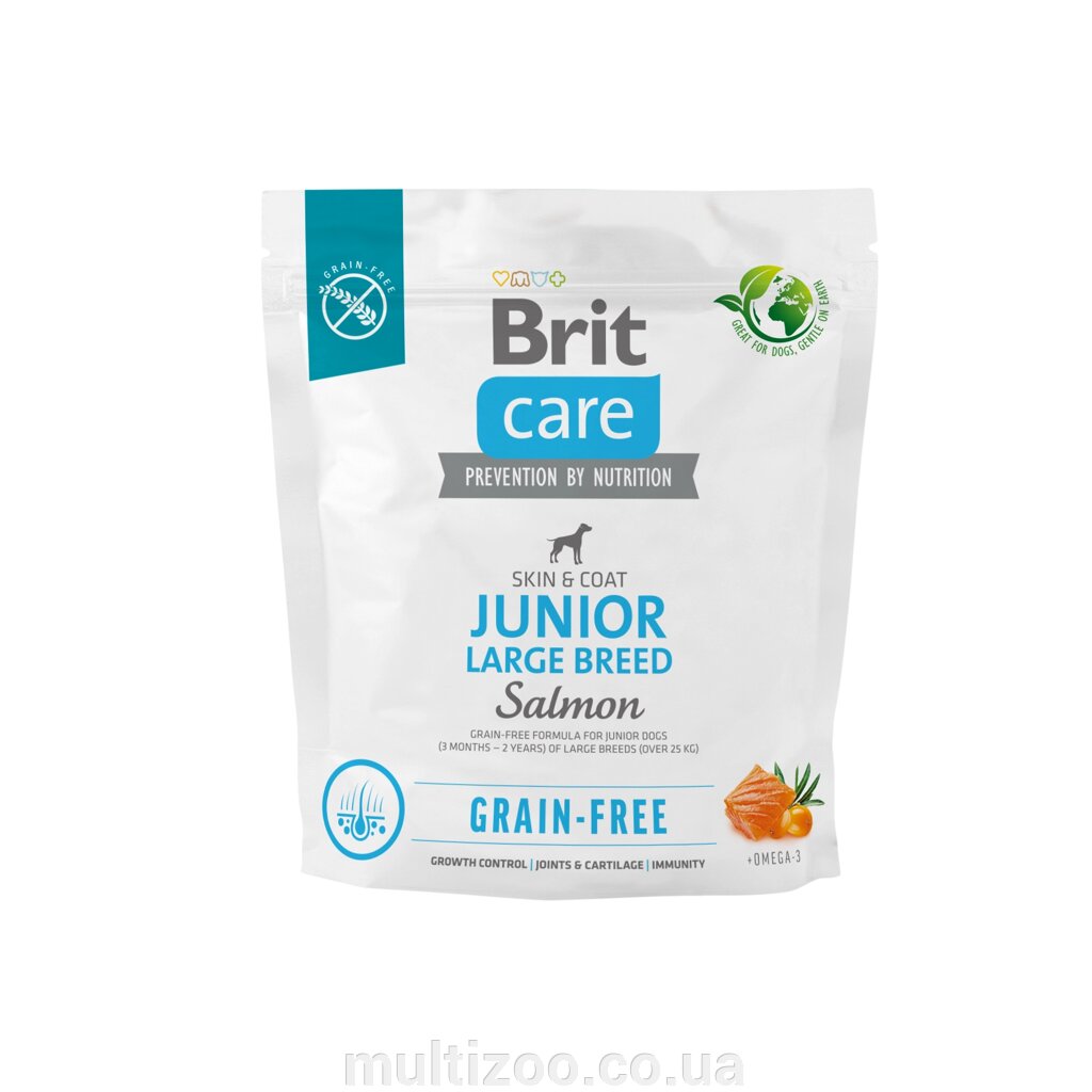 Корм д/цуценят BBrit Care Dog Grain-free Junior Large Breed, 1 kg (д/цуценят гігантських порід) від компанії Multizoo - зоотовари для тварин - фото 1