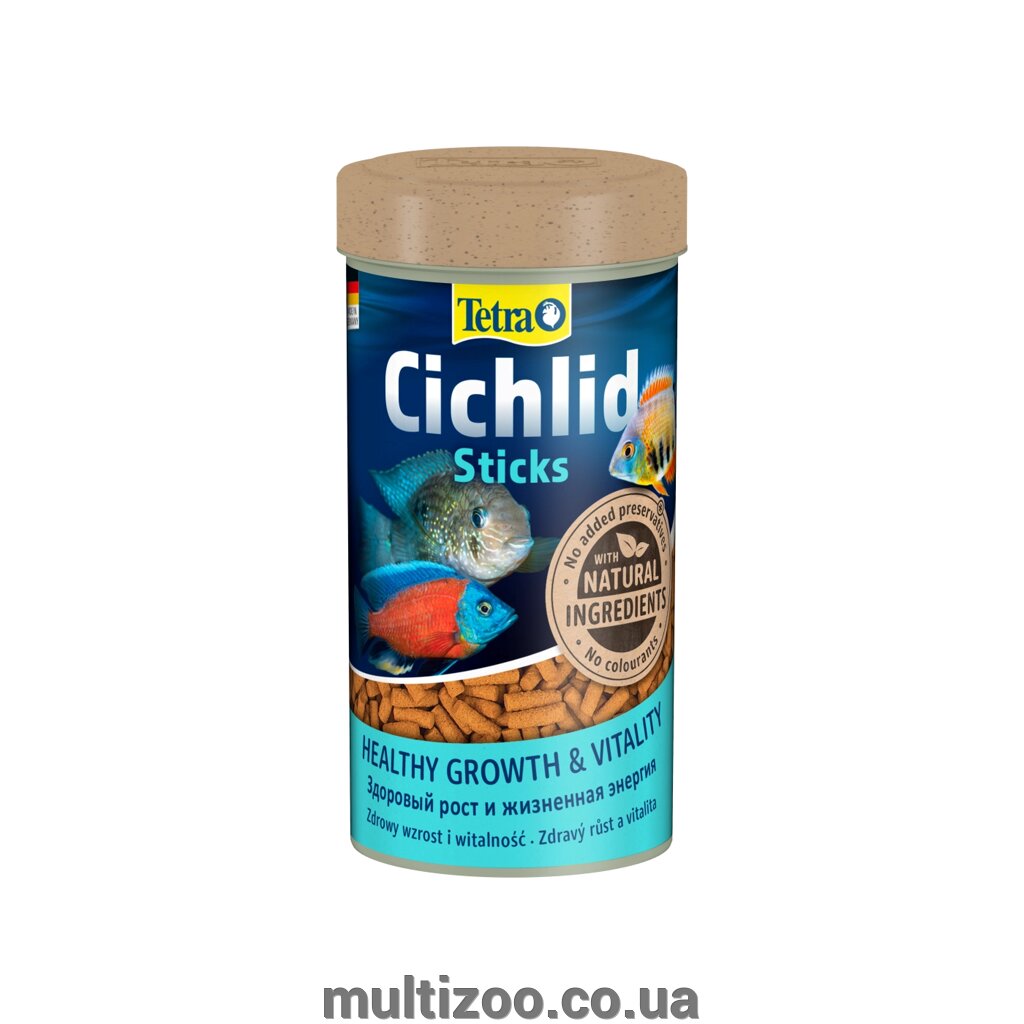 Корм д / риб Tetra CICHLID ST. 250ml палички д / цихлид від компанії Multizoo - зоотовари для тварин - фото 1