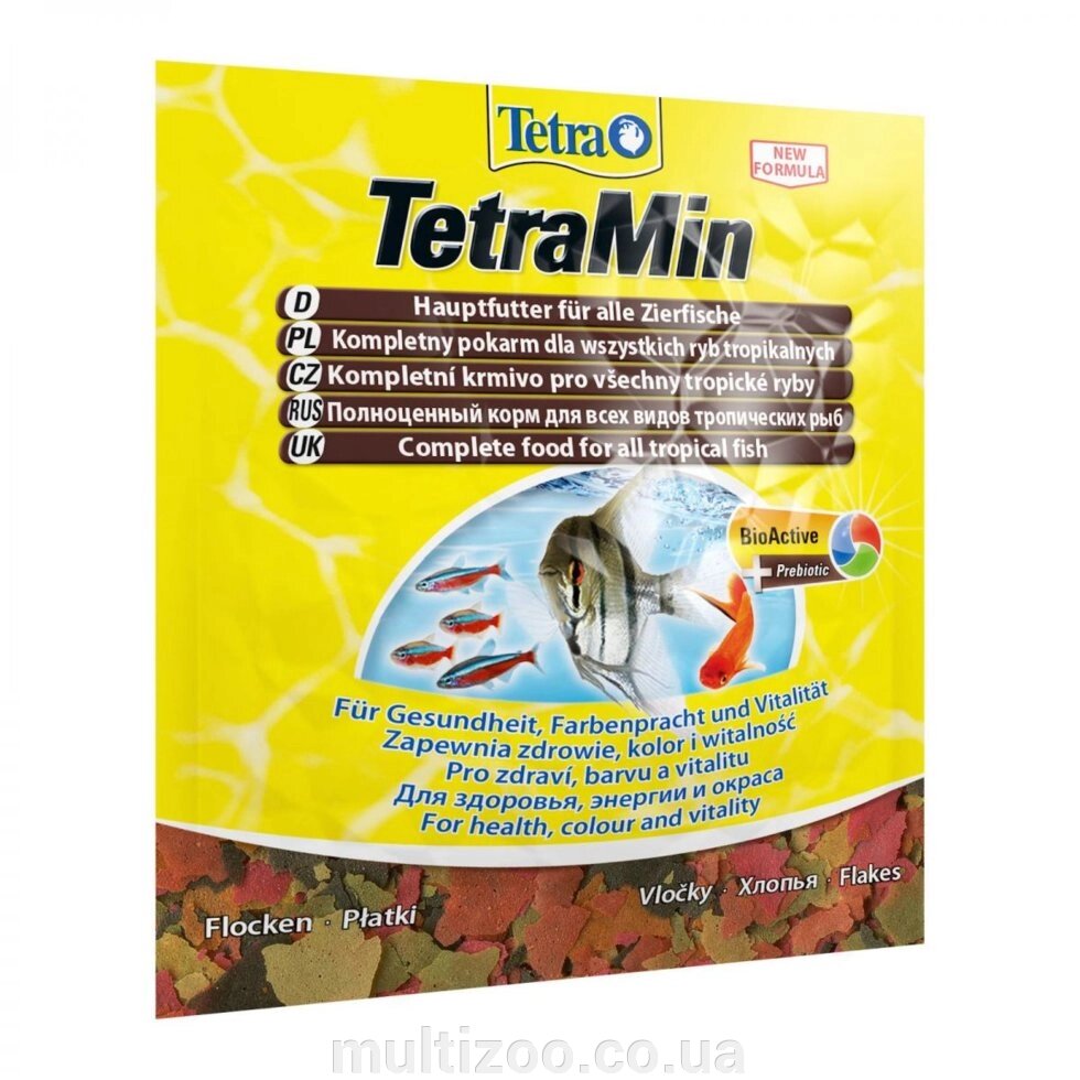 Корм д / риб Tetra MIN 12г пластівці основний корм від компанії Multizoo - зоотовари для тварин - фото 1
