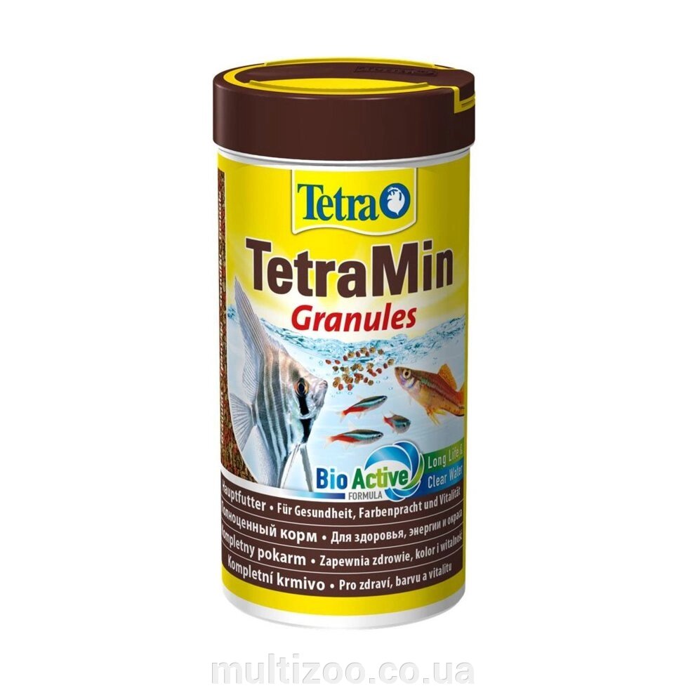 Корм д / риб Tetra MIN Gran. 250ml гранули основний корм від компанії Multizoo - зоотовари для тварин - фото 1