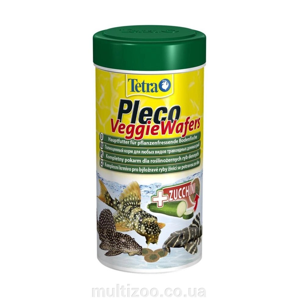 Корм д/рыб Tetra PLECO Veggie Wafers  250ml від компанії Multizoo - зоотовари для тварин - фото 1