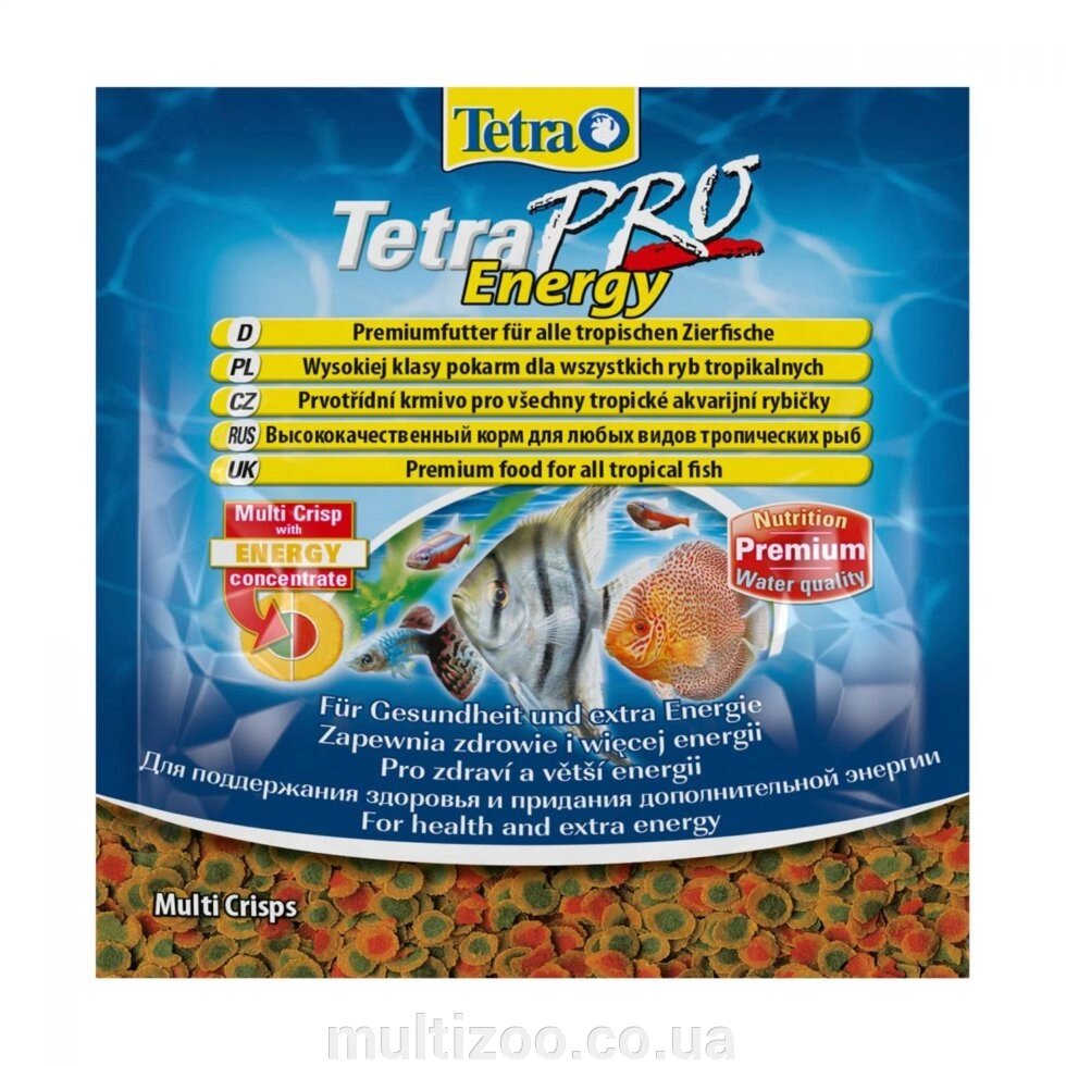 Корм д / риб Tetra PRO Energy Crisps 12гр. від компанії Multizoo - зоотовари для тварин - фото 1