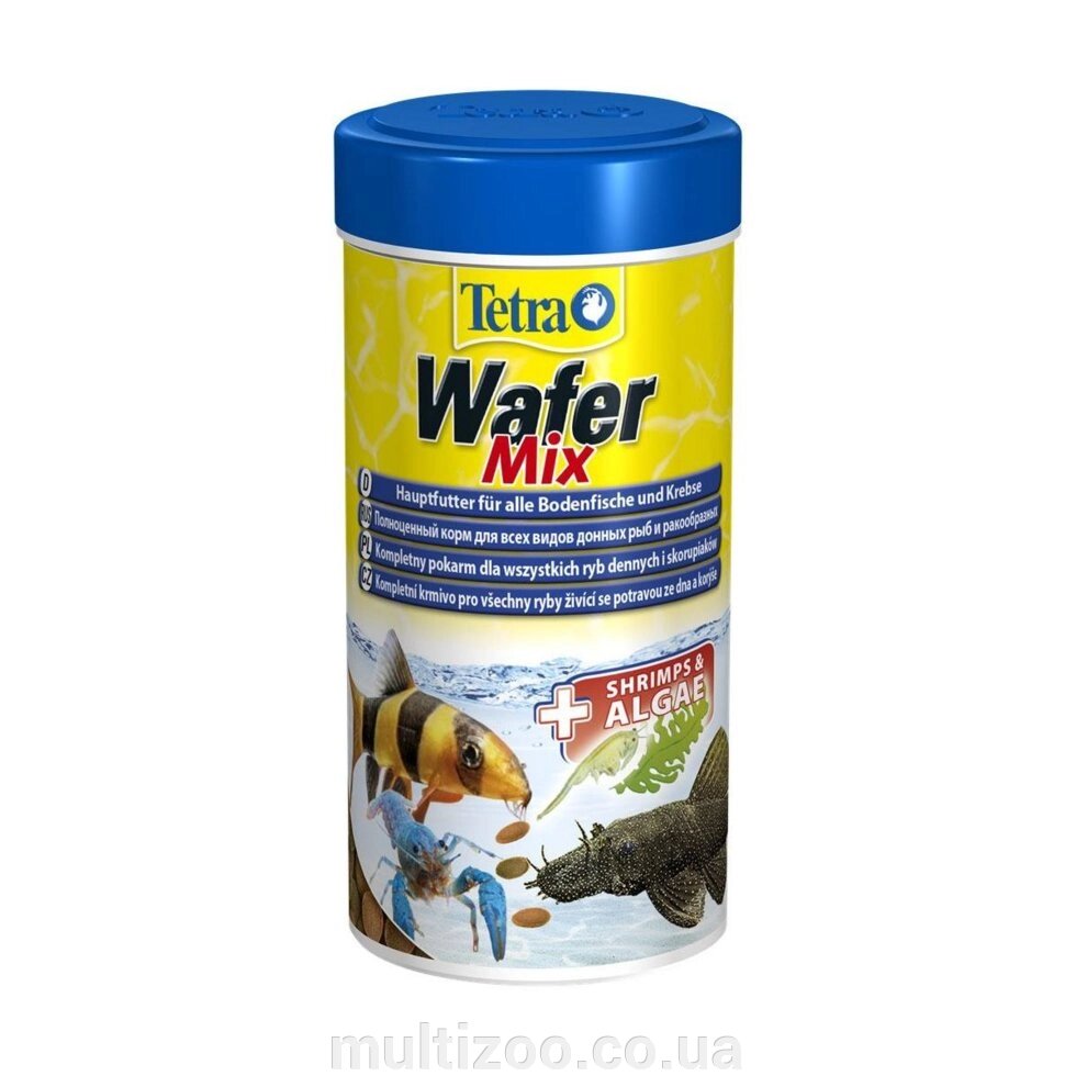 Корм д / риб Tetra Wafer Mix 100ml для донних риб від компанії Multizoo - зоотовари для тварин - фото 1