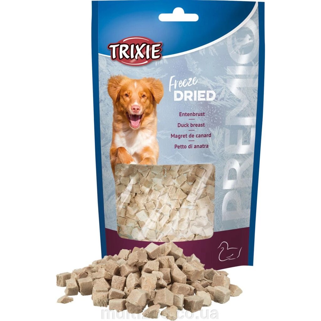Ласощі для собак Trixie Преміо "Freeze Dried" качина грудка, 50 г від компанії Multizoo - зоотовари для тварин - фото 1