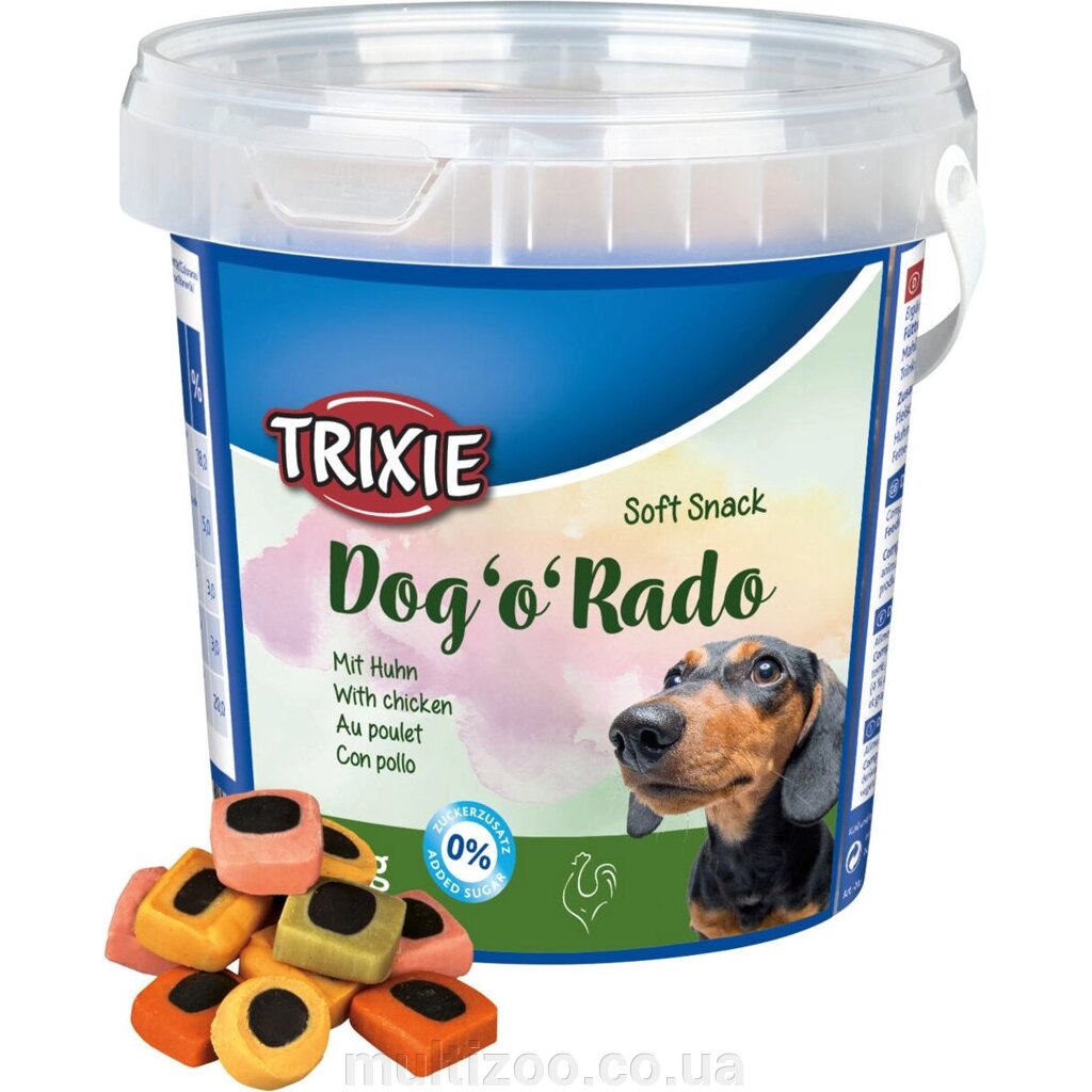 Ласощі для собак Trixie Soft Snack Dog o Rado курка, 500 г від компанії Multizoo - зоотовари для тварин - фото 1