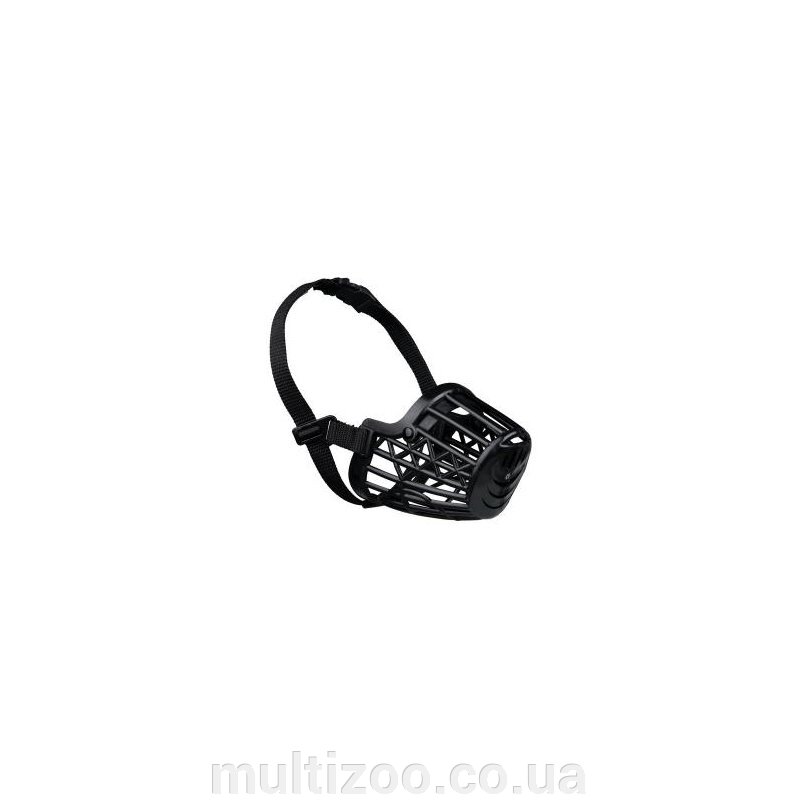 Намордник пласт. чорний XL 35см від компанії Multizoo - зоотовари для тварин - фото 1