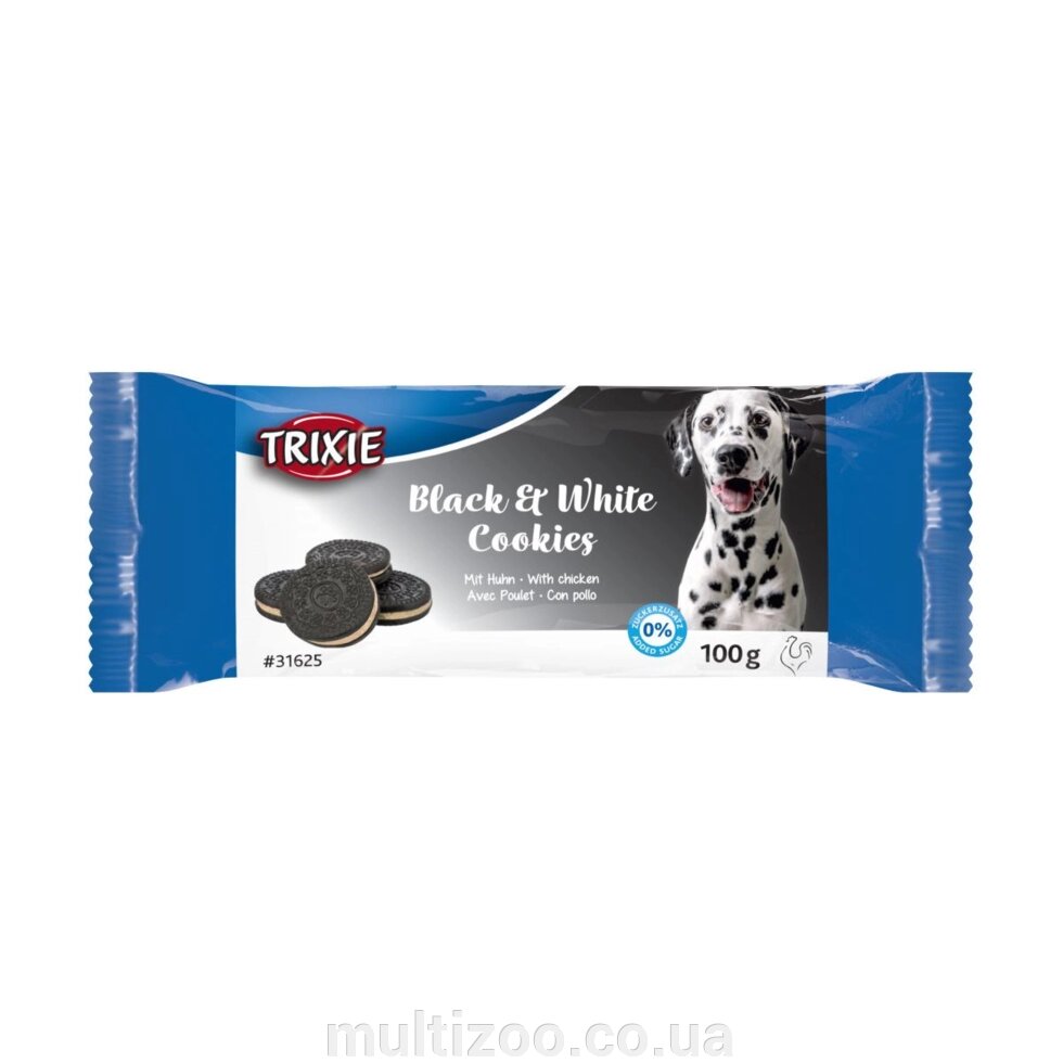 Печиво для собак Black & White Cookies від компанії Multizoo - зоотовари для тварин - фото 1
