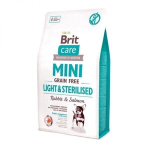 Сухий корм Brit Care GF Mini Light & Sterilised 2 kg (д / собак малих порід) контроль ваги