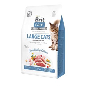 Сухий корм для кішок великих порід Brit Care Cat GF Large cats Power & Vitality, 0.4 кг