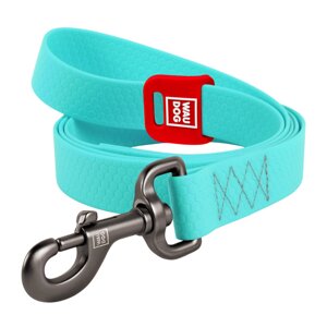 Повідець для собак водостійкий WAUDOG Waterproof, що світиться, S, Ш 15 мм, Дл 183 см