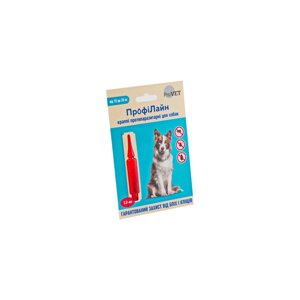 Краплі на холку "Профілайн" 10кг-20кг (1 піпетка * 2,0мл) для собак (інсектоакарицид)